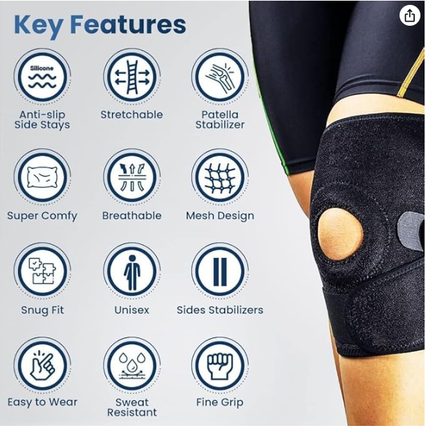 Adjustable Knee Cap Support Brace for Knee
